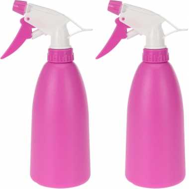 2x plantenspuiten tuinbenodigdheden 480 ml
