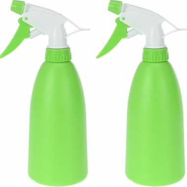 2x plantenspuiten tuinbenodigdheden 480 ml