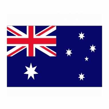 2x stuks australische landenvlag 100x150 cm