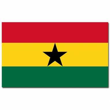 Landen vlag ghana 90 x 150 cm