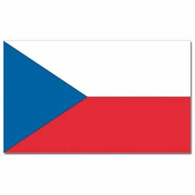 Landen vlag tsjechie 90 x 150 cm