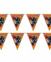 3x stuks grote oranje leeuw vlaggenlijnen 15 meter