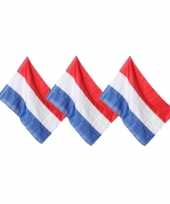 3x vlaggen nederland 100 x 150 cm