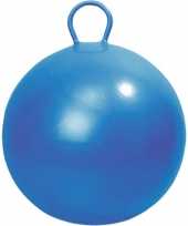 Blauwe skippybal 45 cm buitenspeelgoed voor kinderen