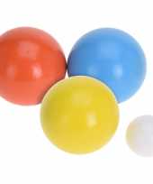 Houten jeu de boules sets met 18 ballen buitenspeelgoed voor kinderen