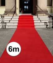 Loper in de kleur rood 1 bij 6 meter