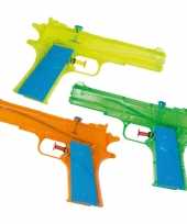 Pakket van 40x stuks gekleurd water pistool pistolen 18 cm