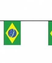 Papieren vlaggenlijnen brazilie